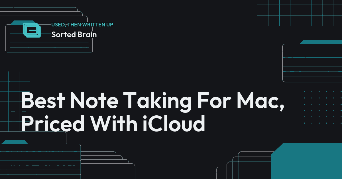 Best Note Taking For Mac, Priced With iCloud